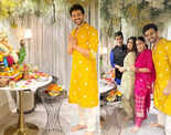 Inside pictures from Kartik Aaryan&rsquo;s Ganesh Chaturthi celebrations with Sara Ali Khan, Mrunal Thakur and others