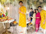 Inside pictures from Kartik Aaryan’s Ganesh Chaturthi celebrations with Sara Ali Khan, Mrunal Thakur and others