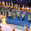 Indian contingent during athletes parade