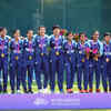 IN PICS: Indian women's cricket team strikes gold on debut