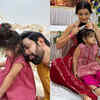 Cute moments with mom and dad