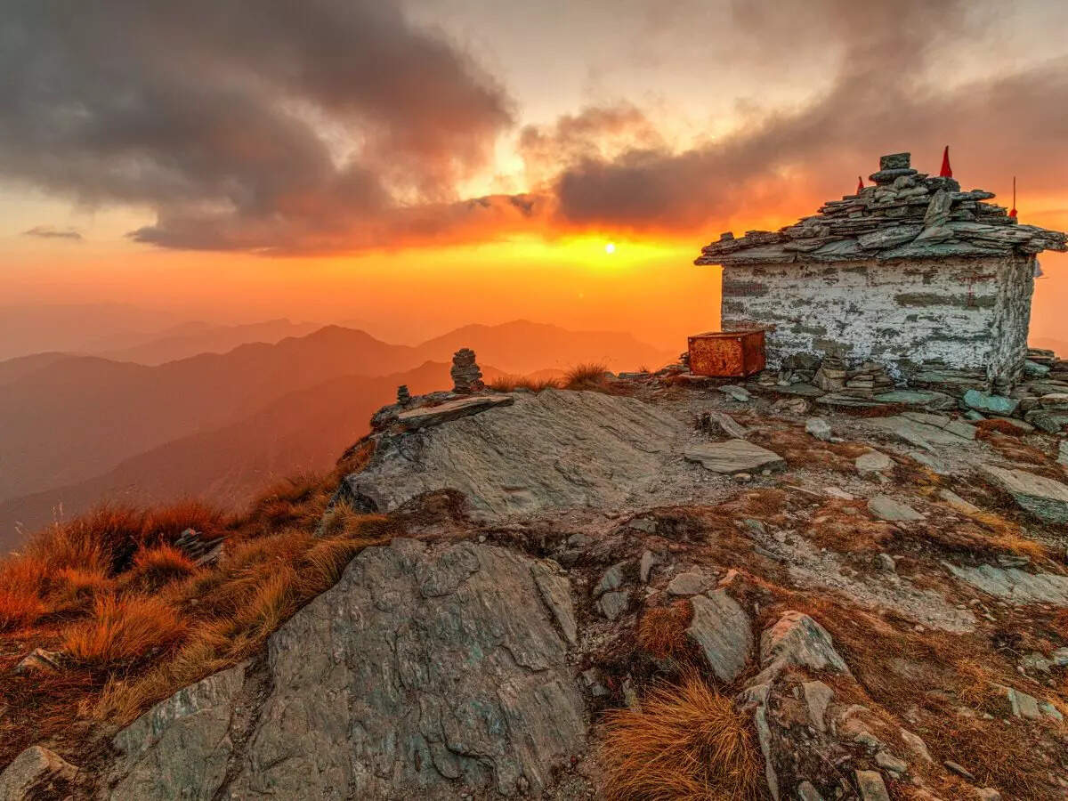 Chandrashila summit above Tungnath near Chopta
