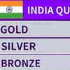 India's medal count so far