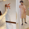 ​The lavish entrance