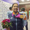 Sift Kaur Samra with her GOLD medal