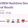 WUSHU: Finally the wait is over. Roshibina Devi Naorem makes her way to the middle. It's Roshibina Devi Naorem vs Xiaowei Wu of China in Women's 60Kg Gold medal match