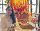 Karisma Kapoor radiates festive vibes as she joins cousins Armaan and Aadar for Ganpati darshan