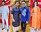 Shah Rukh Khan, Ananya Panday, Aditya Roy Kapoor & other celebs visit T-Series office for Ganpati Darshan