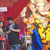 Article image for: Watch: Actress <i class="tbold">aishwarya sakhuja</i> visits Andheri Cha Raja, seeks blessings
