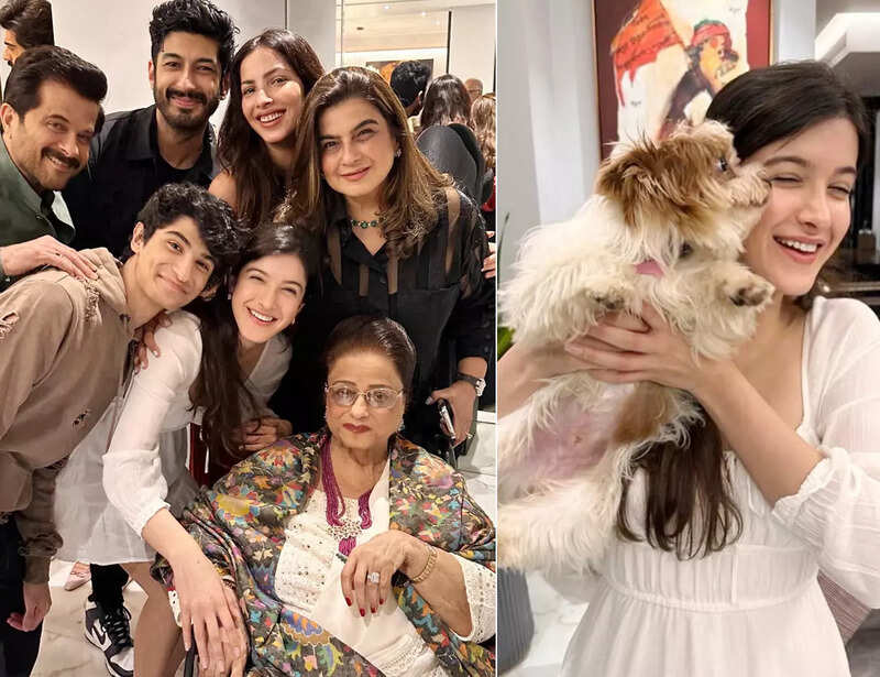 Anil Kapoor, Shanaya Kapoor, Arjun Kapoor and other Kapoor clan gathers to celebrate Nirmal Kapoor&rsquo;s birthday