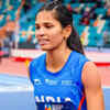 ATHLETICS: Jyothi Yarraji is in action in Women's 200m Round 1 - Heat 1