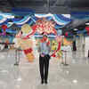 It's National Day today in China and the Village is all decked up
