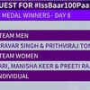 India's medal winners on Day 8 so far