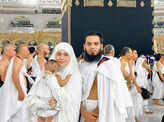 Sana Khan and Anas Saiyad embark on a spiritual journey to Mecca with their newborn son