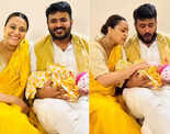 Adorable pictures of Swara Bhasker and Fahad Ahmad with their baby girl Raabiyaa from her 'chatthi' ceremony