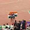 ATHLETICS: SILVER AND BRONZE!! India's Parul Chaudhary and Priti claim silver and bronze in women's 3000m steeplechase event.