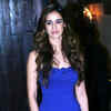 disha patani blue dress DKNY Blue Velvet Dress  OWNI