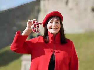 Julia Morley, honoured as Commander of the Order of the British Empire