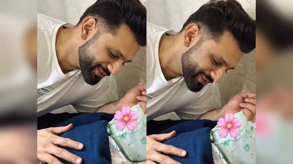 Rahul celebrates his first birthday as a dad