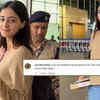 Article image for: Ananya Panday gets mocked for carrying a book at the airport; netizens call it, '<i class="tbold">faltu</i> ka show off...'