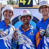 ARCHERY: India women's team is in action vs Vietnam in Recurve Women Team BRONZE medal match
