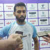 BADMINTON: HS Prannoy speaking with media after his bronze medal win.