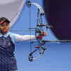 ARCHERY: Jyothi Surekha Vennam is in action against So Chaewon of South Korea in compound women's gold medal match