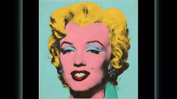‘Shot Sage Blue Marilyn’ by Andy Warhol
