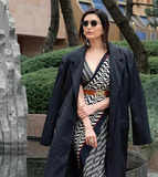 Karishma Tanna nails the stunning combination of monochrome, boots and blazer, see pictures