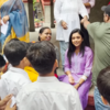 ​Cute moments with the school kids