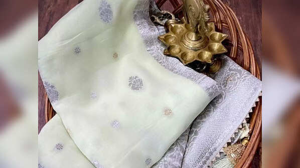 Georgette and Chiffon saris