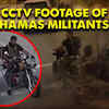 Article image for: Israel war's shocking CCTV: Hamas militants brandishing guns on bike enter city of Be'eri Kibbutz
