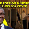 Article image for: Close Call: UK's Foreign Min <i class="tbold">james</i> Cleverly runs for cover as Hamas rains rockets in Ofakim