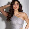 janhvi kapoor silver dress Janhvi Kapoor shimmer and shines in a silver dress with blue sequins