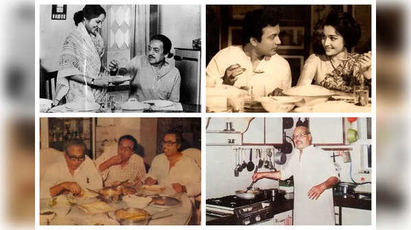 Priceless pics of legends & their foodie side