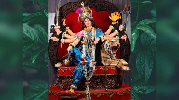 Devi riding a tiger