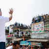 Rahul waves at people