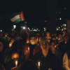 Protest erupted in the aftermath of an explosion in Gaza hospital
