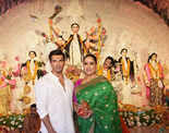 Bipasha Basu's heartwarming Durga Puja celebrations with daughter Devi and husband Karan Singh Grover, see pictures