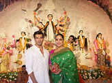 Bipasha Basu's heartwarming Durga Puja celebrations with daughter Devi and husband Karan Singh Grover, see pictures