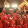 Article image for: Jaya Bachchan,<i class="tbold"> Jaideep Ahlawat</i> attend North Bombay Sarbojanin Durga Puja