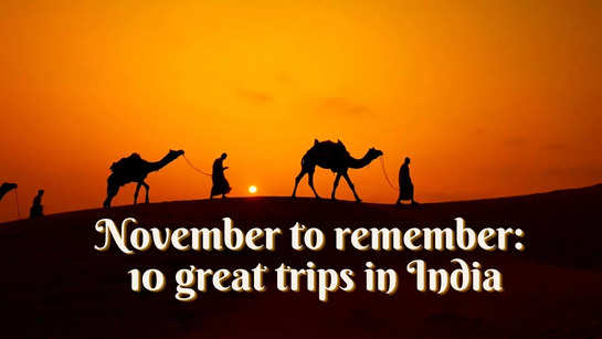 10 great trips in India for November