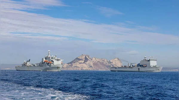 UK ships in the Mediterranean