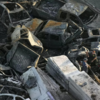 Vehicles crushed, rammed and engulfed by fire