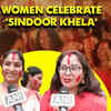 Article image for: Women participate in 'Sindoor Khela', bid <i class="tbold">adieu</i> to Goddess Durga