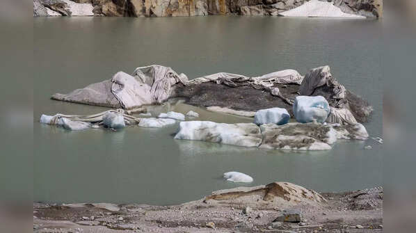 Melting of glaciers