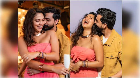 Wedding bells! Stunning photos of Amala Paul and her fiancé Jagat Desai