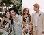 Dreamy romantic pictures from Armaan Malik and Aashna Shroff&rsquo;s engagement ceremony