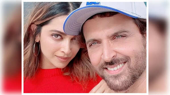 Hrithik Roshan and Deepika Padukone