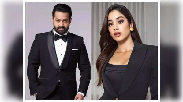 Janhvi Kapoor and Jr NTR 